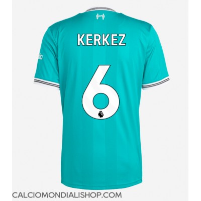 Maglie da calcio Liverpool Milos Kerkez #6 Terza Maglia 2025-26 Manica Corta Maglie da calcio Liverpool Milos Kerkez #6 Terza Maglia 2025-26 Manica Corta